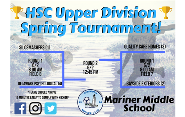 HSC Upper Division Spring Tournament!