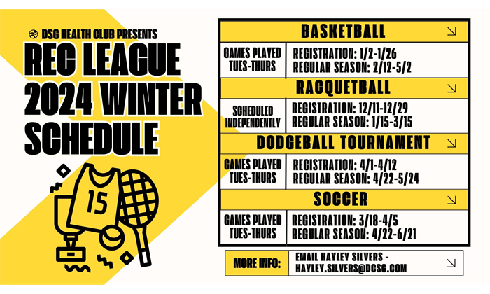 Winter and Spring Rec Sports