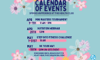 Spring Calendar of Events