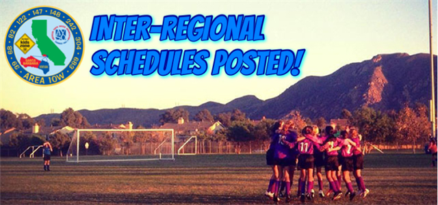 2018 Inter-Regional Schedules Posted!