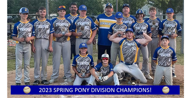 2023 Spring Pony Champions - Team Grey