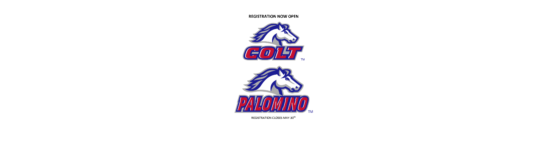 Colt 16u & Palomino 19u Registraton Now Open