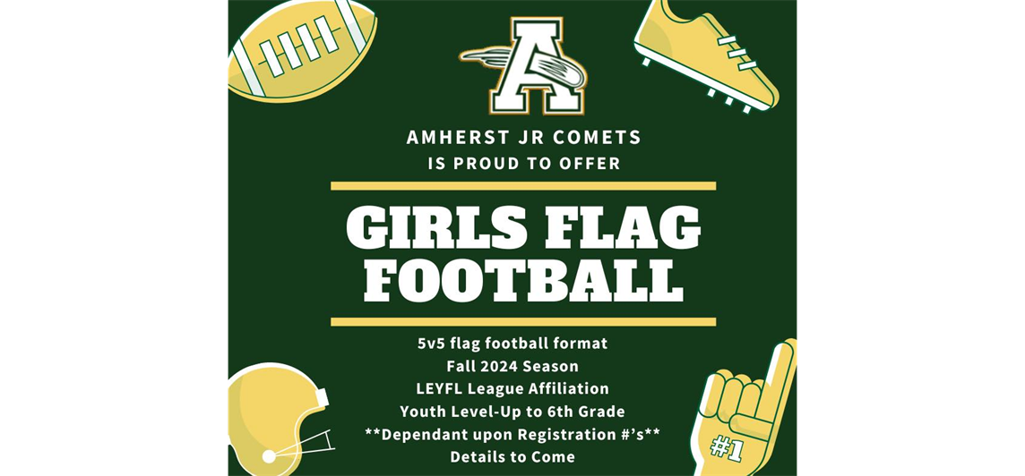 Coming Fall 2024...Girls Flag Football!