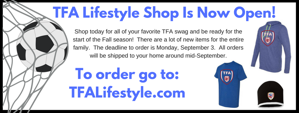 TFA Lifestyle Shop Is Now Open