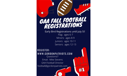 GAA Football Registrations