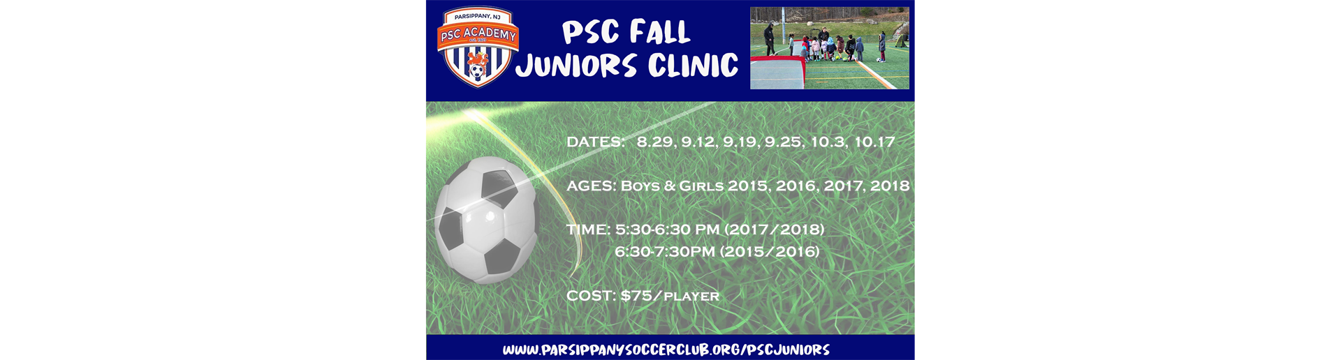 PSC Juniors Fall Clinic
