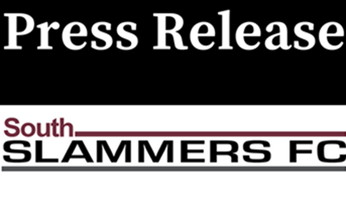 Official South Slammers FC Press Release