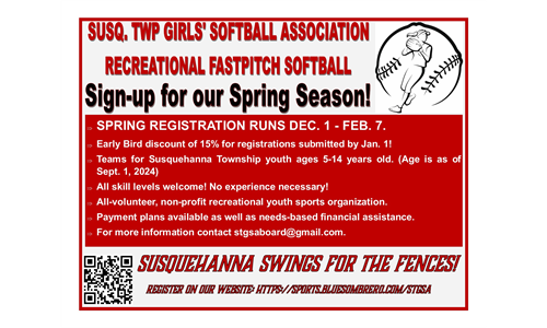 Spring 2025 Registration Will Run Dec. 1 - Feb. 7!!