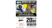 20% at Dick's Sporting Goods Eugene Location - March 11-14