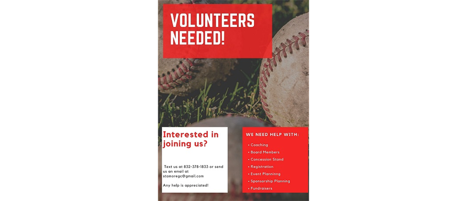 Board Members/Coaches needed