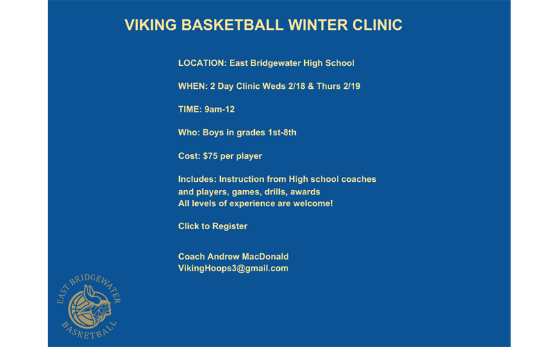 Viking Basketball Winter Clinic