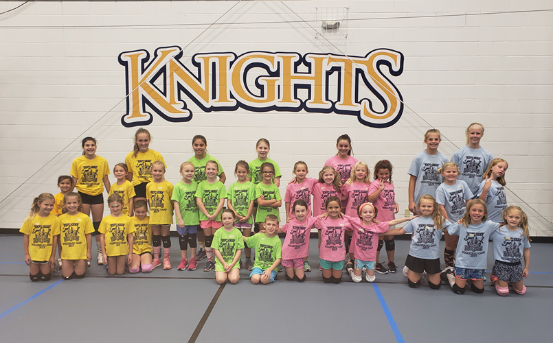 2019 1st and 2nd Grade Volleyball Skills Camp