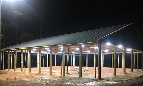 New Covered LED Batting Cages