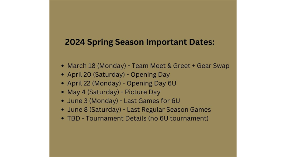 2024 Spring Rec Softball