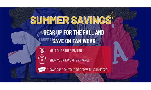  Summer Savings are here for our organization