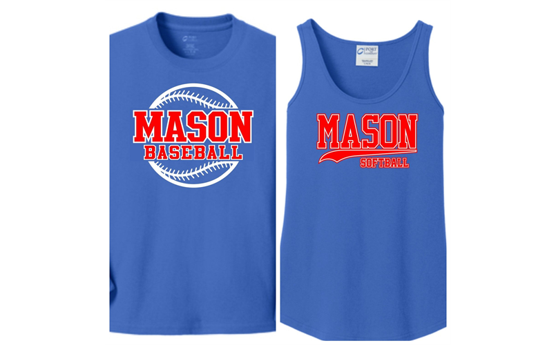 Mason baseball softball spirit gear