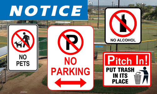 Park Rules Reminder - Do your part & Help!!