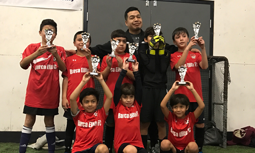 U10 Barca Elite FC Futsal Champion in Rockville Sportsplex