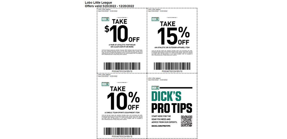 Year Round Savings from our Sponsor Dick's Sporting Goods