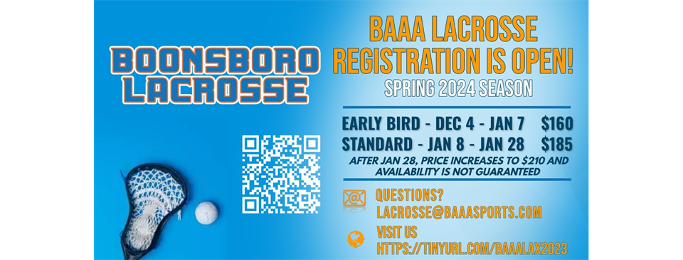 Boonsboro Lacrosse - Registration 2024