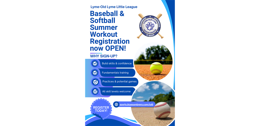 Baseball & Softball Summer Workout Registration OPEN!