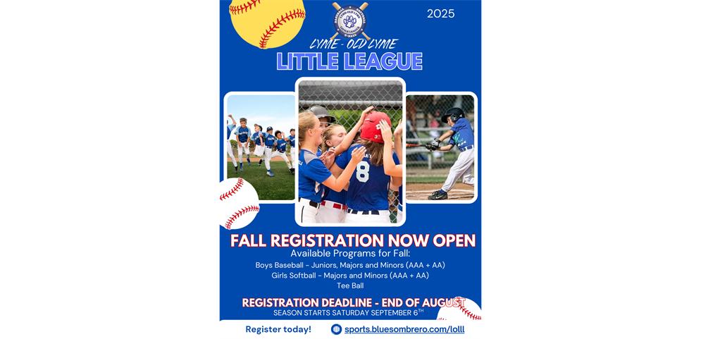 Fall Ball Registration Now Open