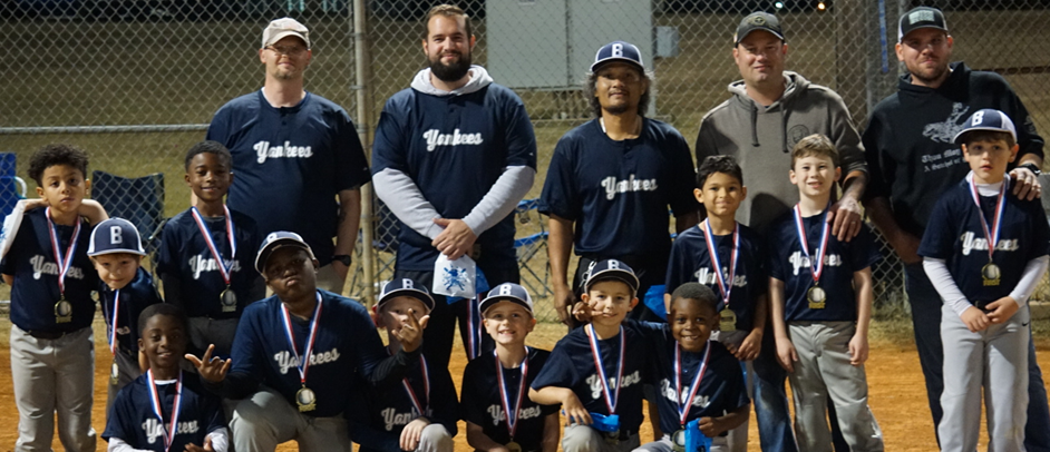 Coach Pitch First Place Yankees
