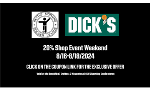 Dick's Sporting Goods KMSL Shop Event 8/16-8/18/2024