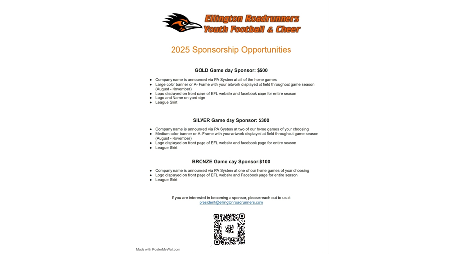 BECOME A SPONSOR 