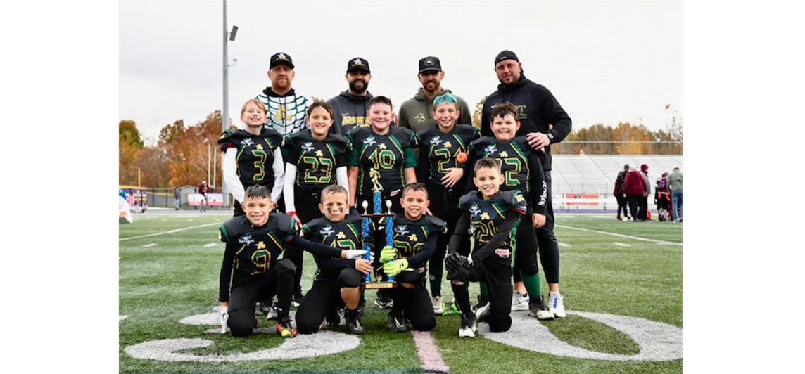 Congrats 2023 Padded Flag Gold - LEYFL Champions