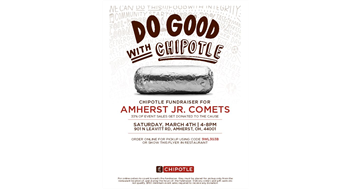 Chipotle Fundraiser on March 4th