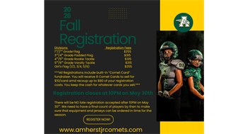 2026 Fall Registration is now Open!