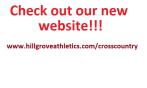 NEW CROSS COUNTRY WEBSITE