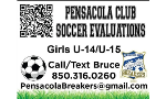 Pensacola Breakers Season Evals & Team Placement