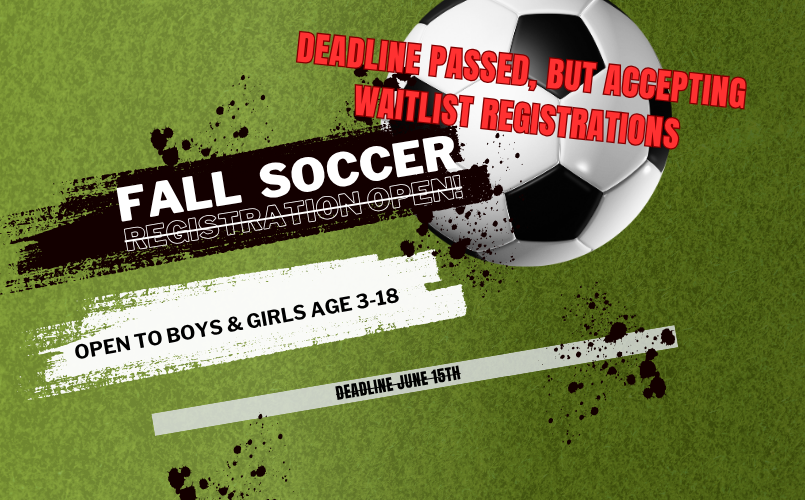 FALL REGISTRATION