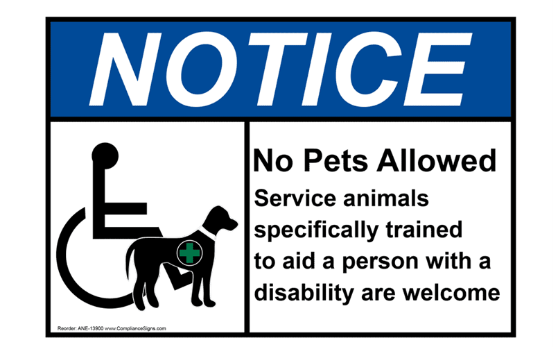 No Pets Policy - Please be advised
