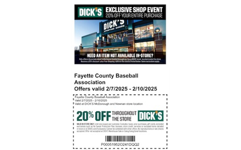 FCBA Dick's Shop day 