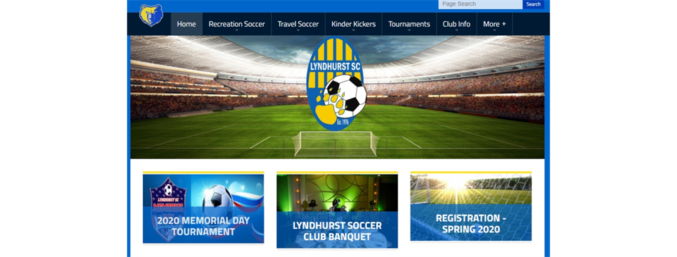 NEW LYNDHURST SOCCER WEBSITE