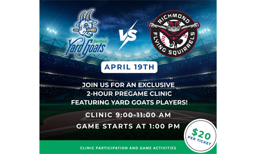 Yard Goats Game Tickets Now Available!