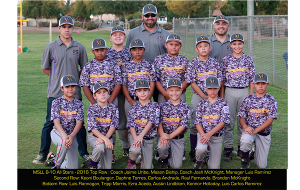 2016 MSLL All Stars 8-10