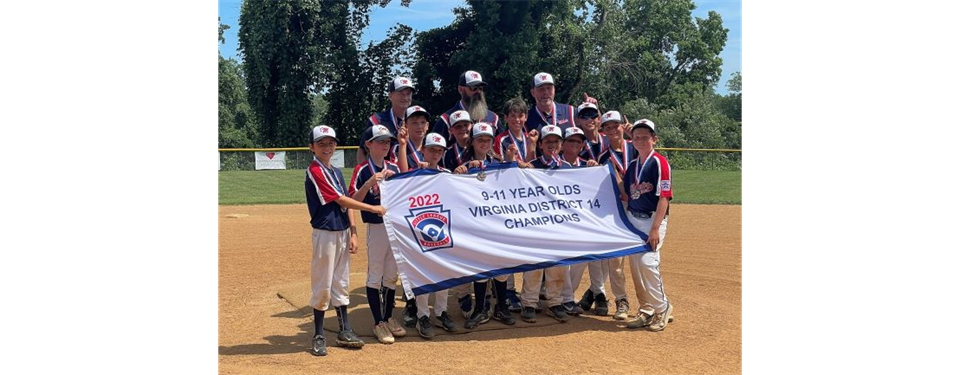 MLL 9-11's District 14 Champs