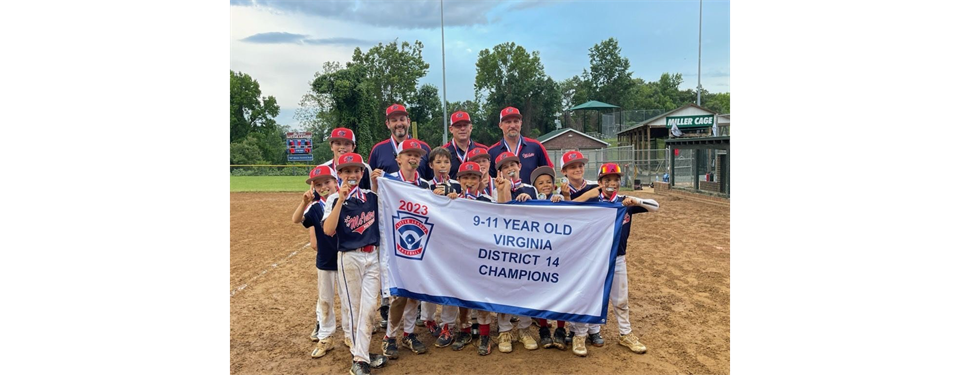 MLL 9-11's District 14 Champs