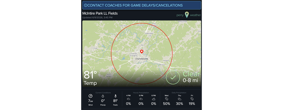 McIntire Live Lightning Detector