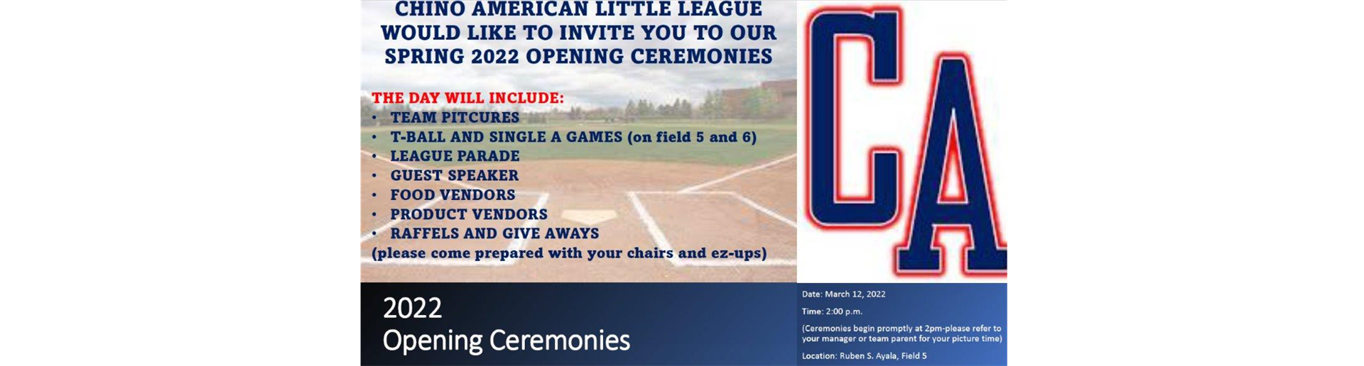 Spring 2022 Opening Day