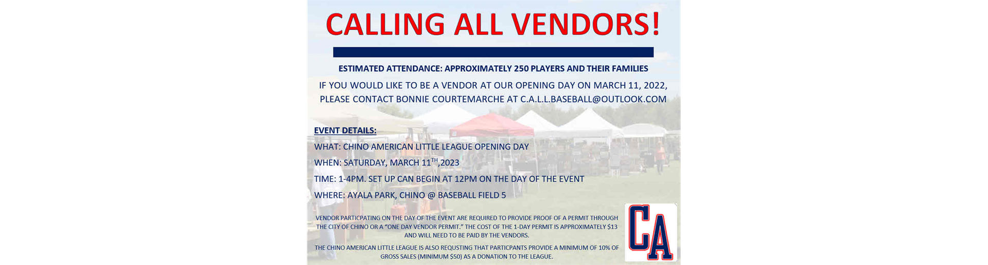 Vendors Wanted