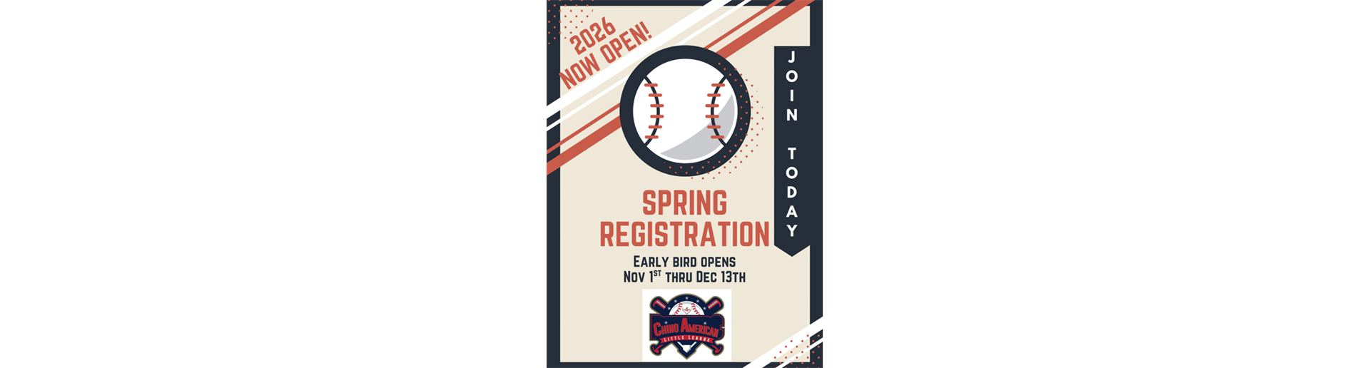 2026 Spring Registration is Now Open!