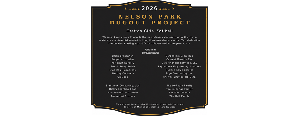 Dugout Sponsors
