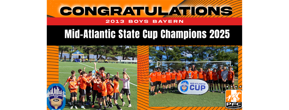 U13B Bayern Mid-Atlantic State Cup Champions!