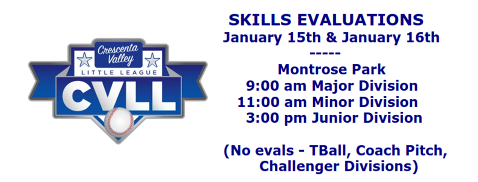 CVLL Skills Evaluations - January 15th & 16th