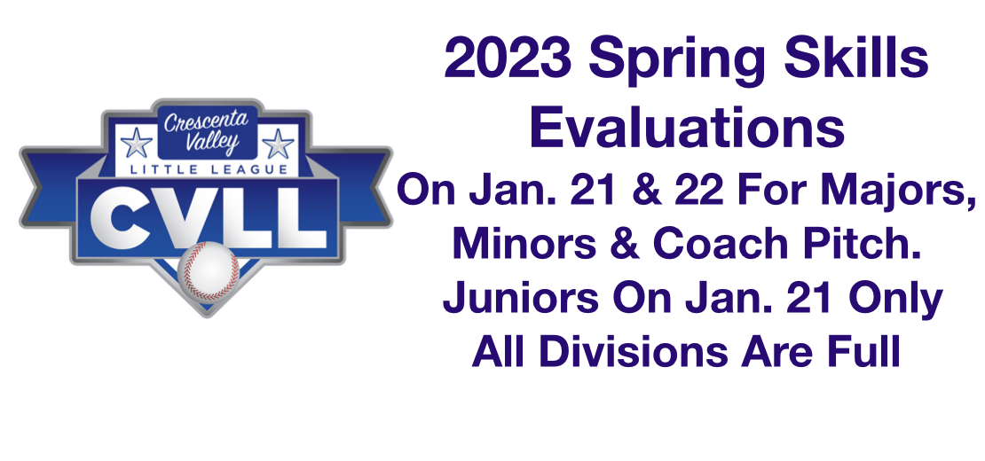 Skill Evaluations On Jan. 21 & 22